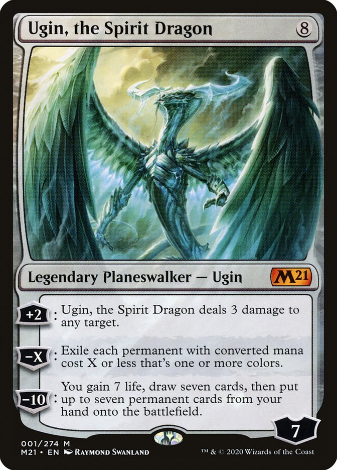 Ugin, the Spirit Dragon (Core Set 2021 #1)