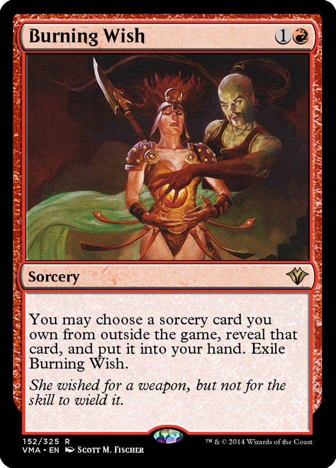 Burning Wish (Vintage Masters #152)