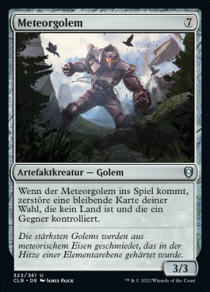 Meteor Golem (Commander Legends: Battle for Baldur's Gate #323)