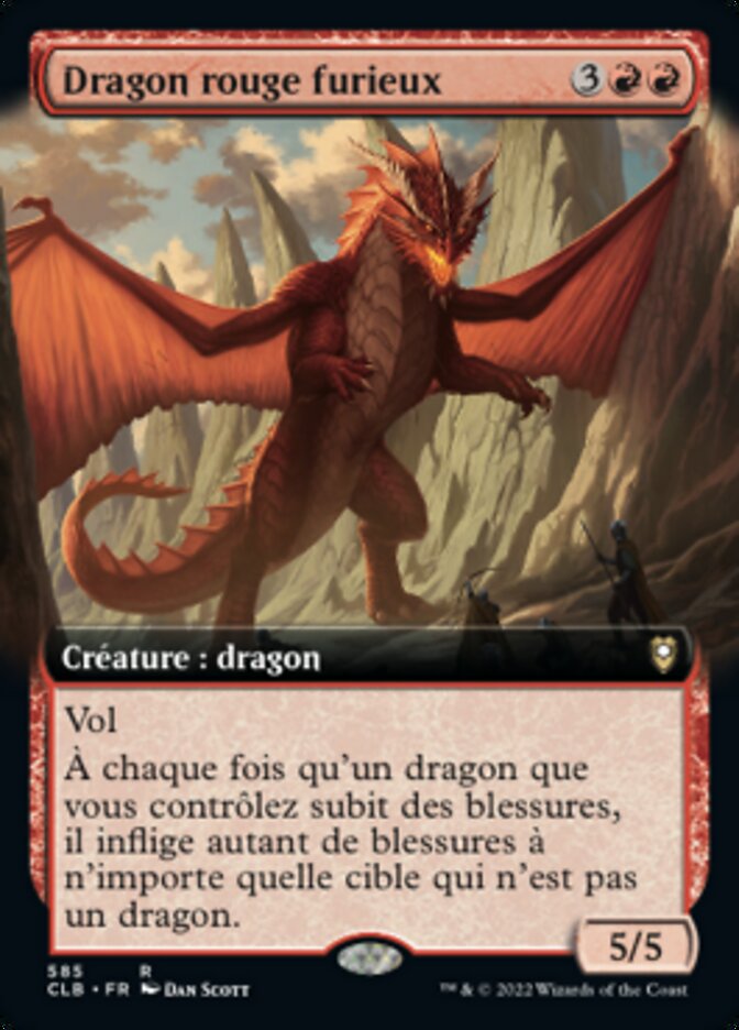 Wrathful Red Dragon (Commander Legends: Battle for Baldur's Gate #585)
