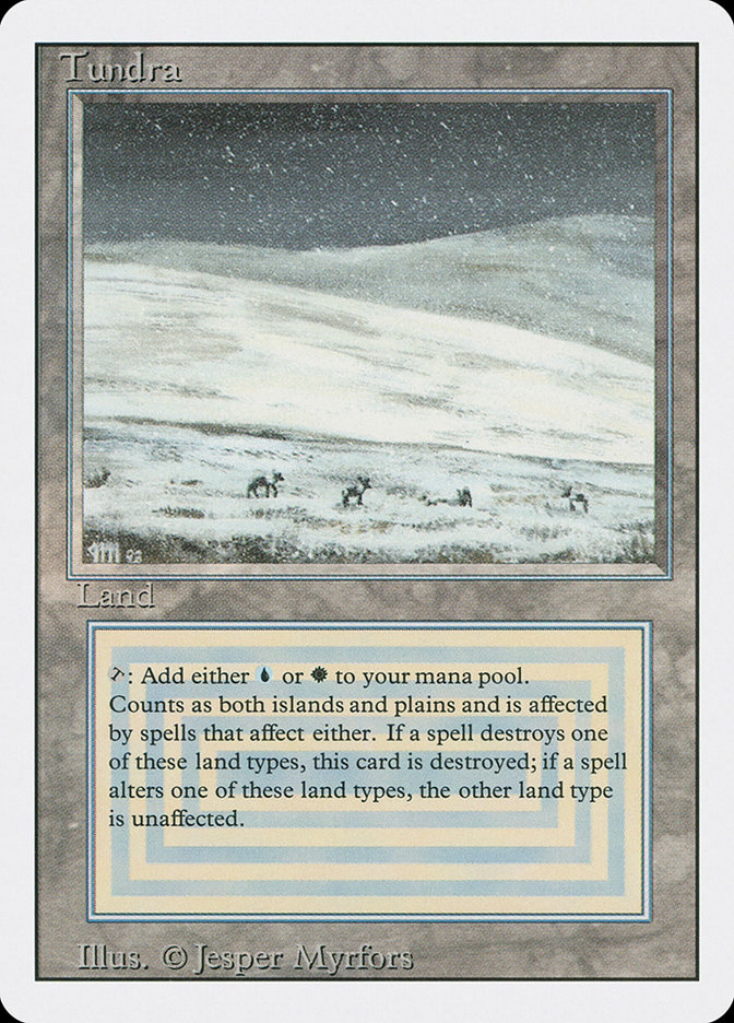 Tundra · Revised Edition (3ED) #289 · Scryfall Magic The Gathering