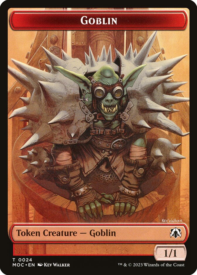 Goblin (March of the Machine Commander Tokens #24)