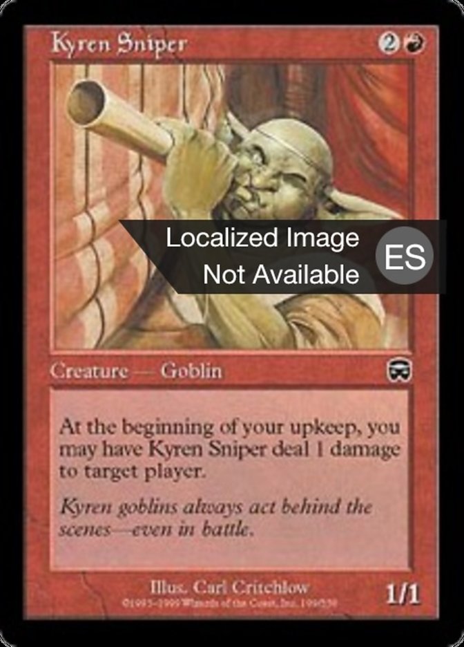 Kyren Sniper (Mercadian Masques #199)