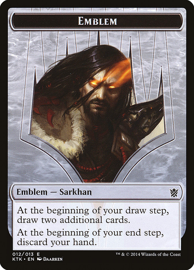 Sarkhan, the Dragonspeaker Emblem (Khans of Tarkir Tokens #12)