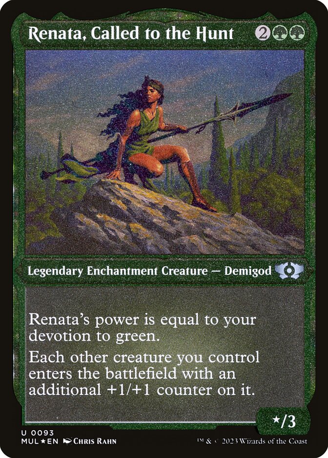 Renata, Called to the Hunt – Etched Foil