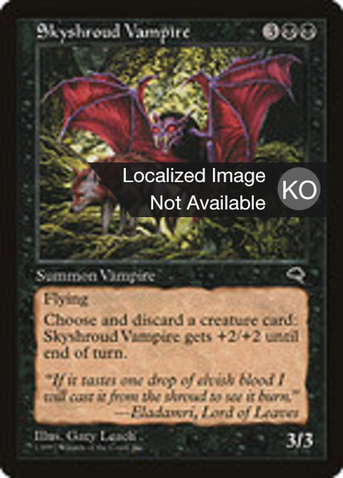 Skyshroud Vampire (Tempest #157)