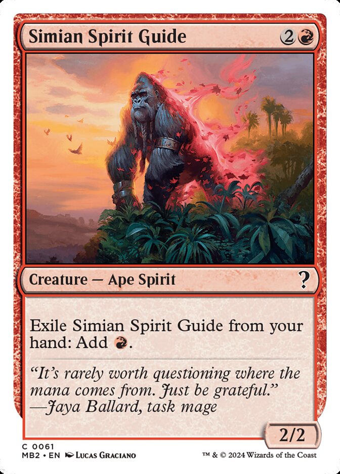 Simian Spirit Guide (Mystery Booster 2 #61)