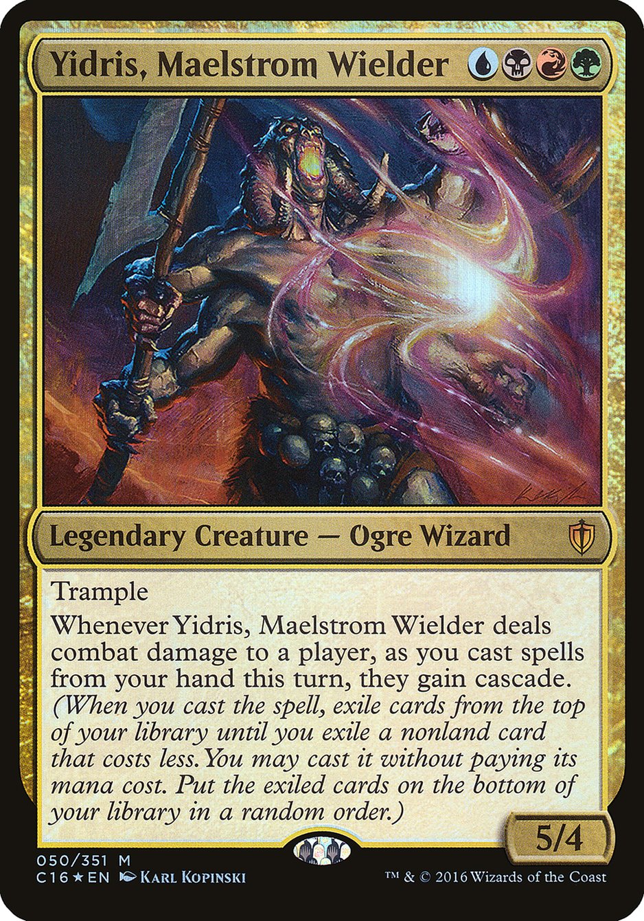 Yidris, Maelstrom Wielder (Commander 2016 Oversized #50)
