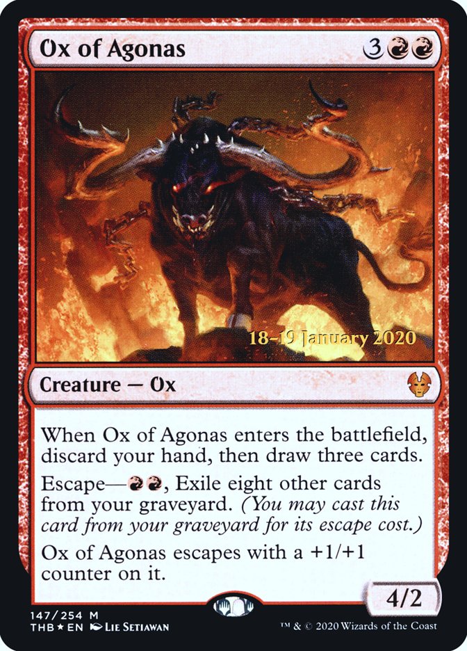 Ox of Agonas (Theros Beyond Death Promos #147s)