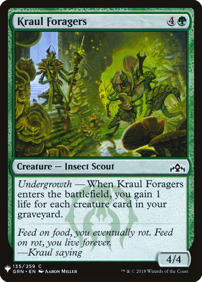 Kraul Foragers (The List #GRN-135)