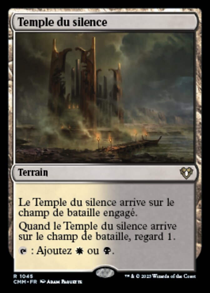 Temple of Silence (Commander Masters #1045)