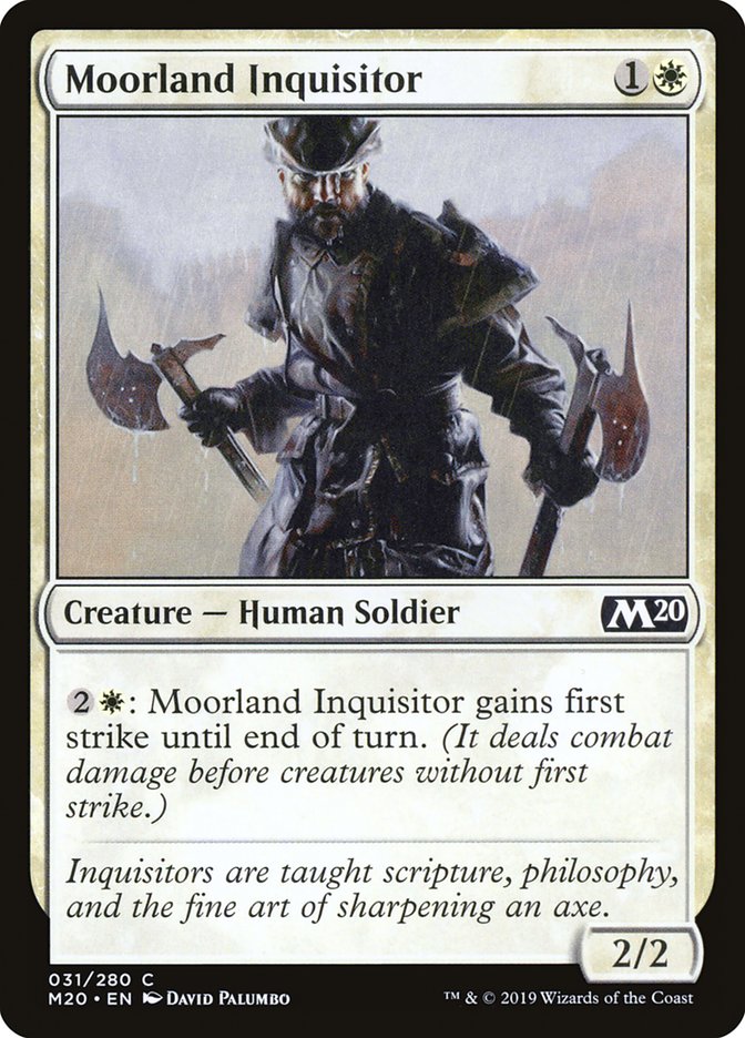 Moorland Inquisitor (Core Set 2020 #31)