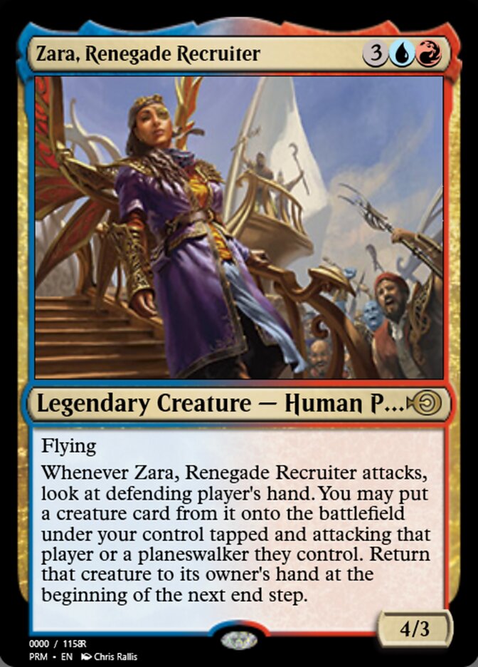 Zara, Renegade Recruiter (Magic Online Promos #86264)