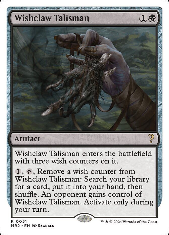 Wishclaw Talisman (Mystery Booster 2 #51)