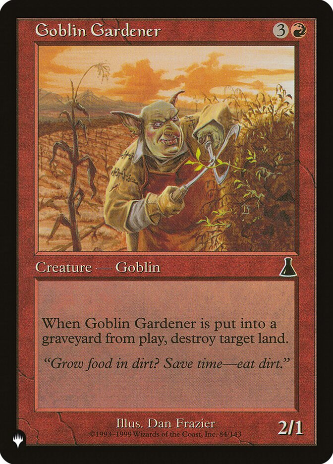 Goblin Gardener (The List #UDS-84)