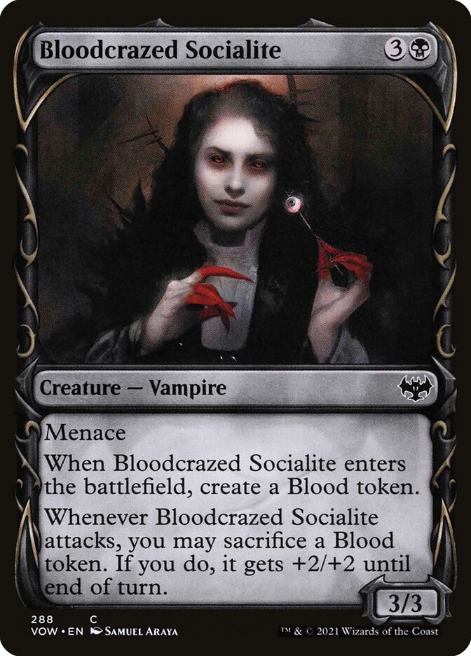 Bloodcrazed Socialite (Innistrad: Crimson Vow #288)