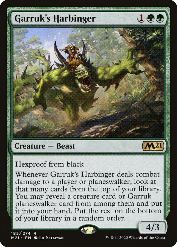 Garruk's Harbinger (Core Set 2021 #185)