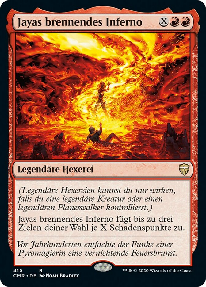 Jaya's Immolating Inferno (Commander Legends #415)