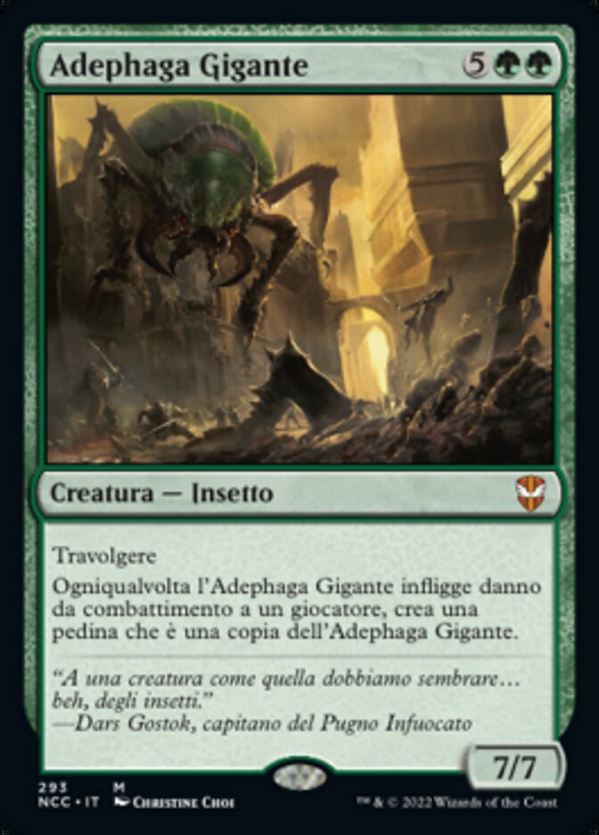 Giant Adephage (New Capenna Commander #293)