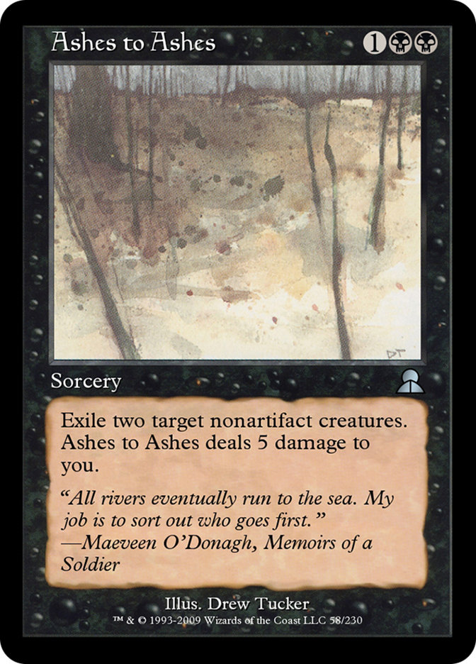 Ashes to Ashes (Masters Edition III #58)