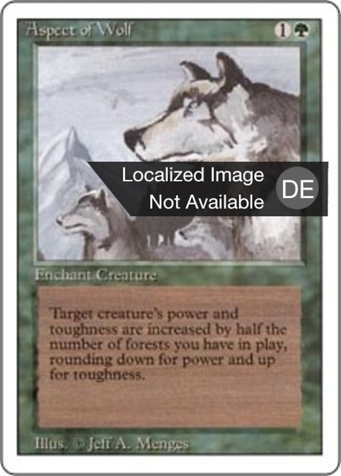 Aspect of Wolf (Revised Edition #186)