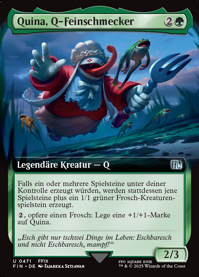 Quina, Q-Feinschmecker