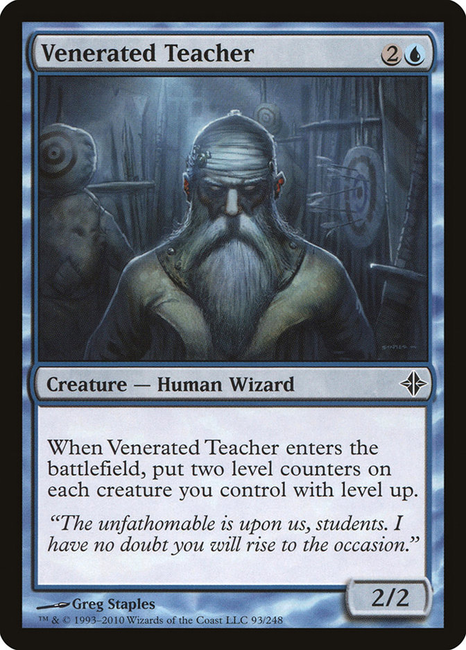 Venerated Teacher (Rise of the Eldrazi #93)