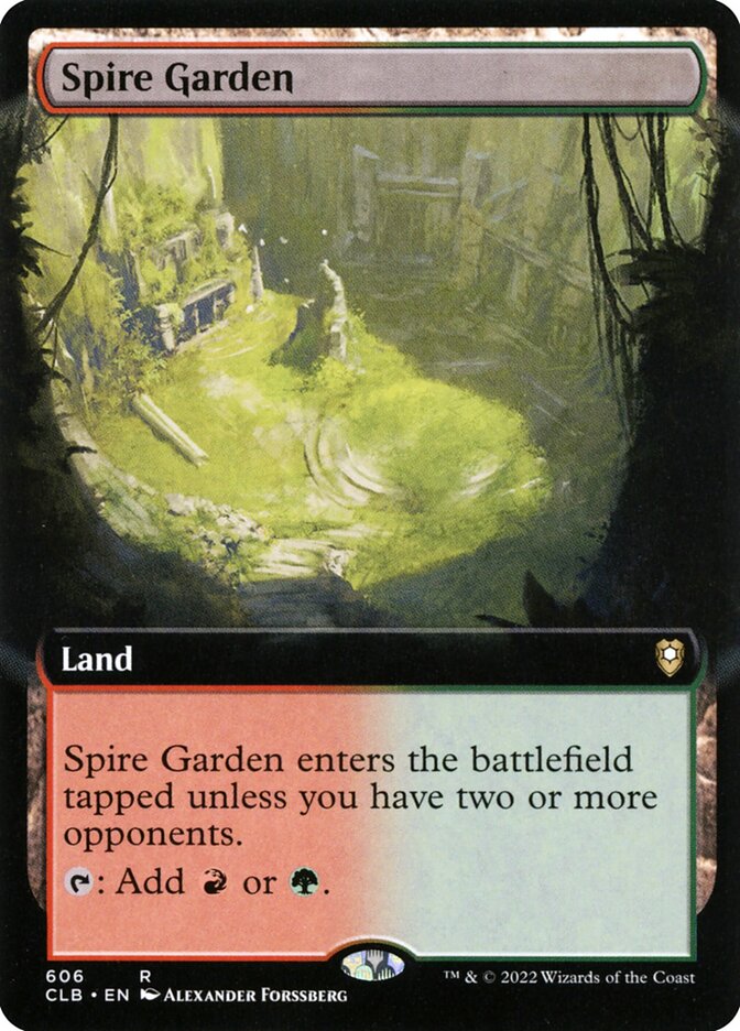 Spire Garden (Commander Legends: Battle for Baldur's Gate #606)