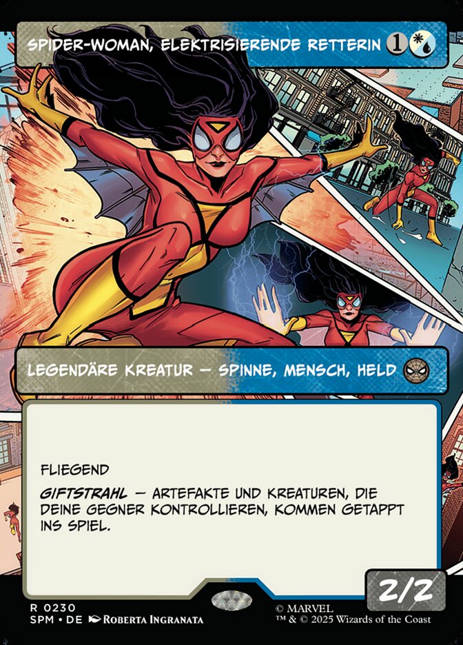 Spider-Woman, elektrisierende Retterin