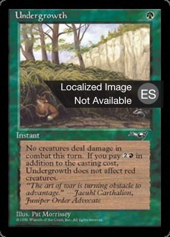 Undergrowth (Alliances #102b)