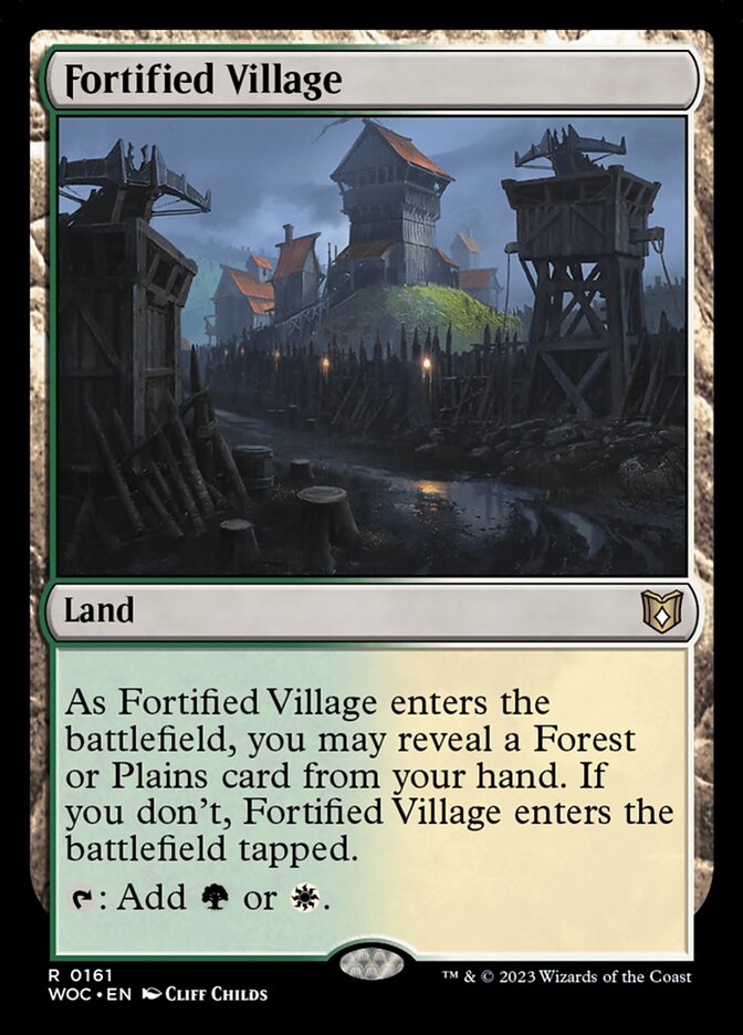 Fortified Village (Wilds of Eldraine Commander #161)