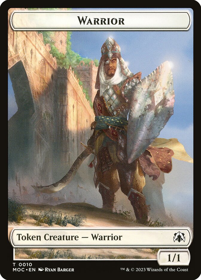 Warrior (March of the Machine Commander Tokens #10)