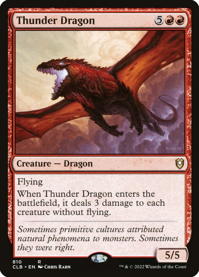 Thunder Dragon (Commander Legends: Battle for Baldur's Gate #810)