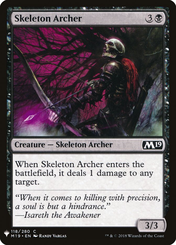 Skeleton Archer (The List #M19-118)