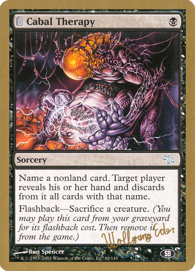 Cabal Therapy (World Championship Decks 2003 #we62sb)