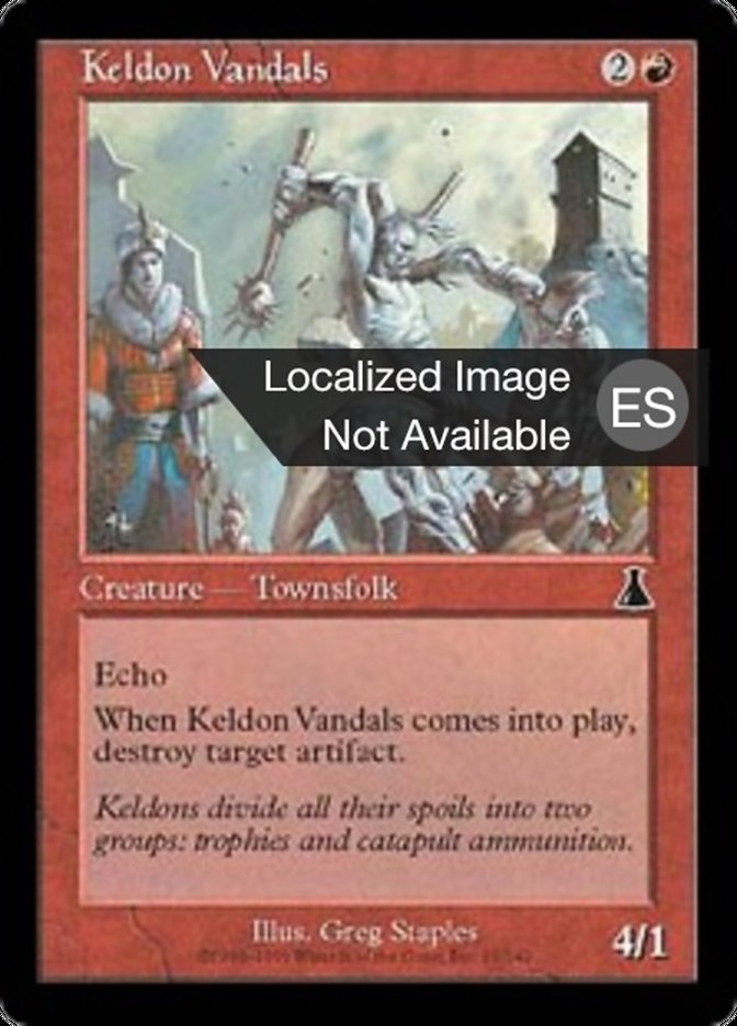 Keldon Vandals (Urza's Destiny #91)