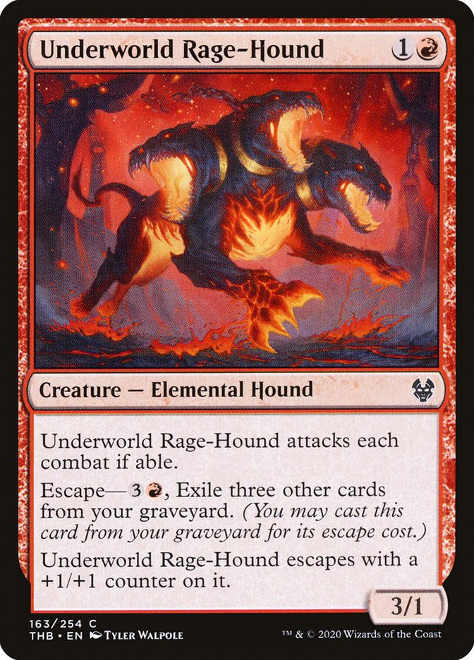 Underworld Rage-Hound (Theros Beyond Death #163)