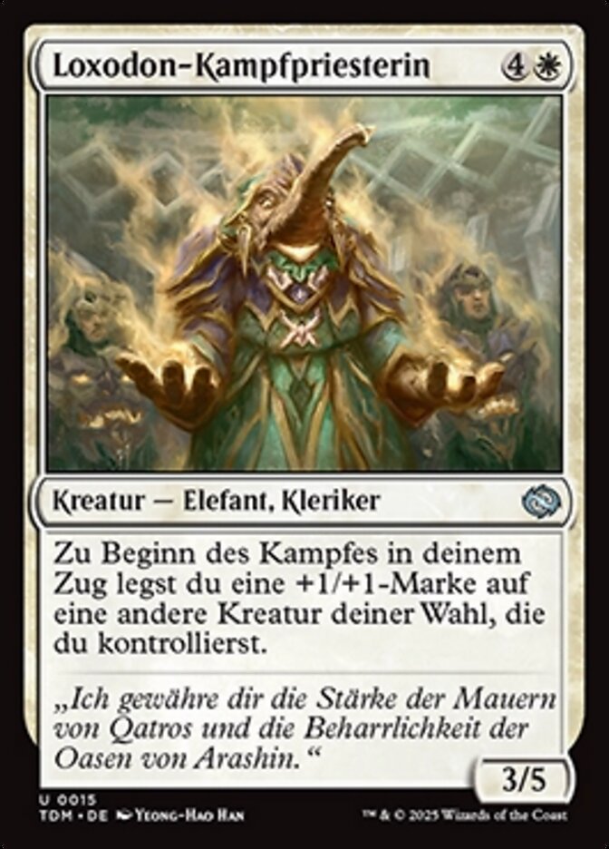 Loxodon-Kampfpriesterin