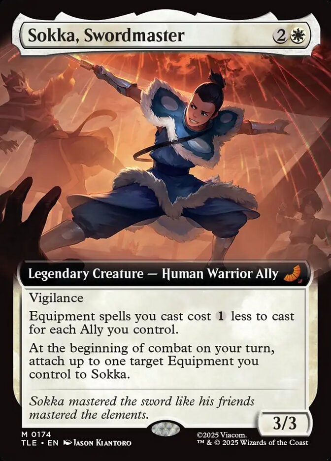 Sokka, Swordmaster MTG card