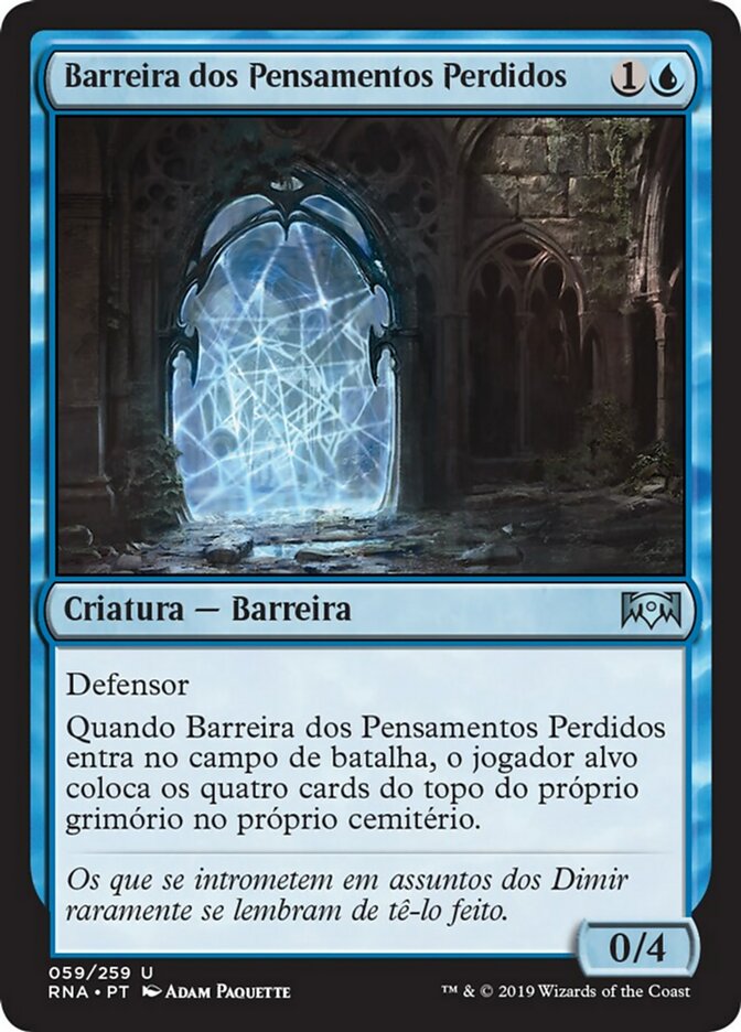 Barreira dos Pensamentos Perdidos