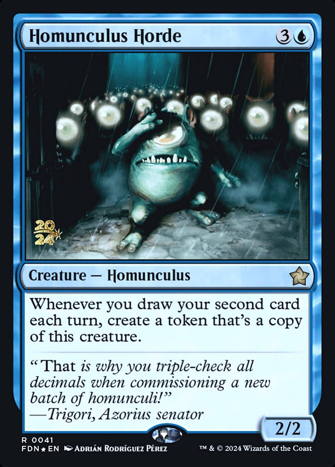 Homunculus Horde (Foundations Promos #41s)