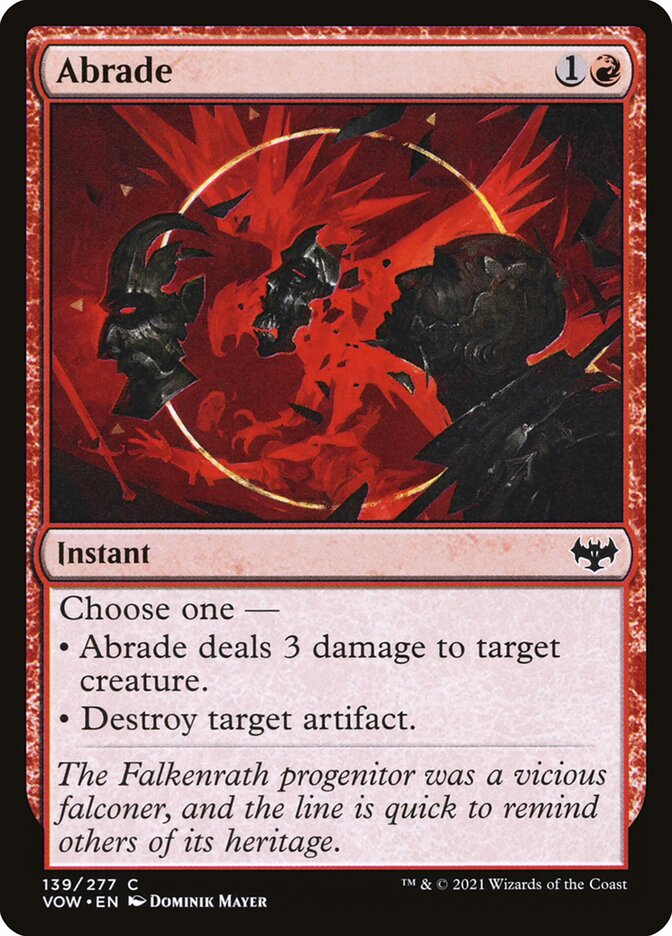 Abrade (Innistrad: Crimson Vow #139)