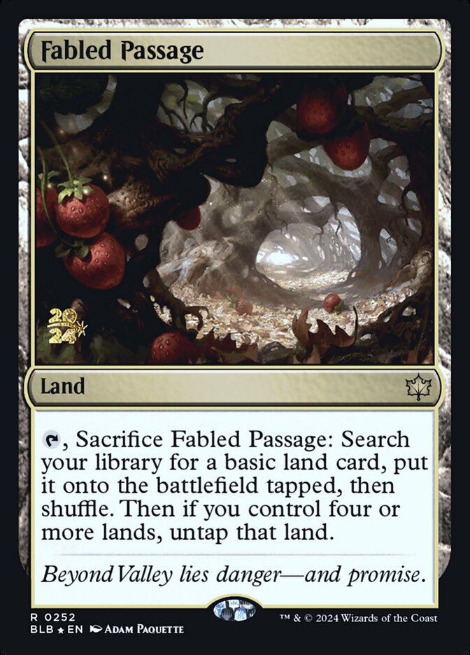 Fabled Passage (Bloomburrow Promos #252s)