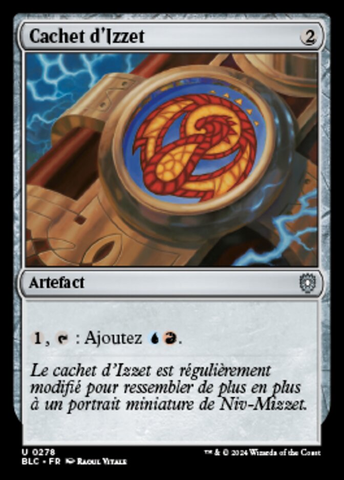 Izzet Signet (Bloomburrow Commander #278)