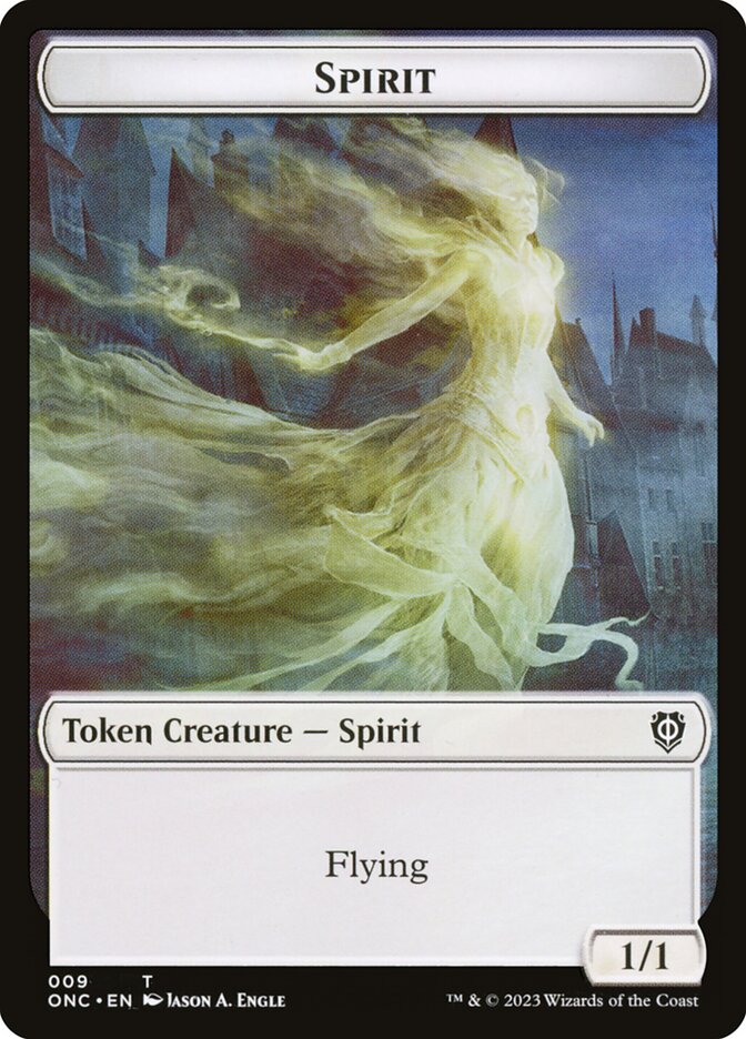Spirit (Phyrexia: All Will Be One Commander Tokens #9)