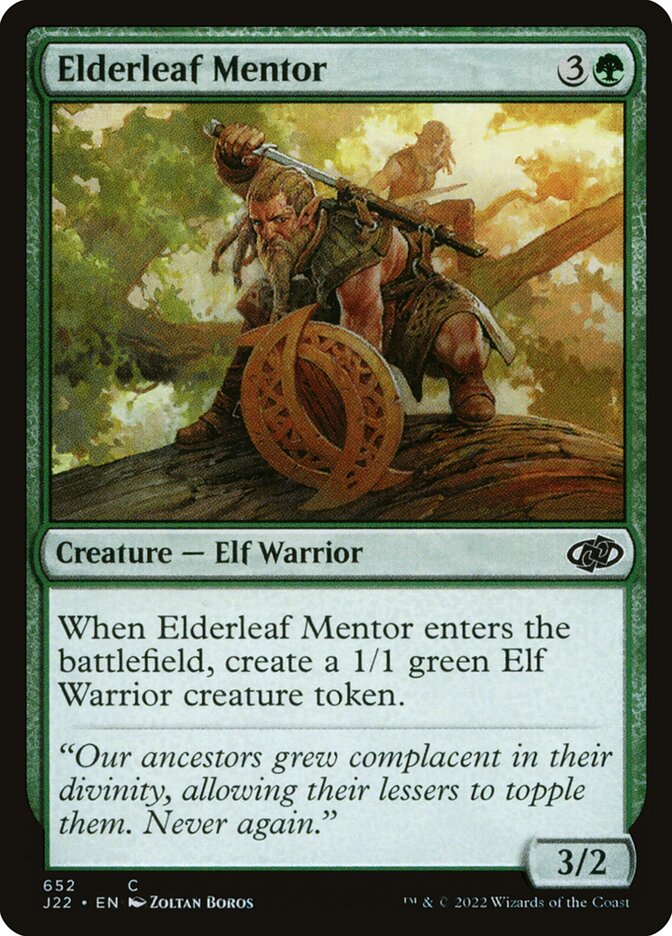 Elderleaf Mentor (Jumpstart 2022 #652)