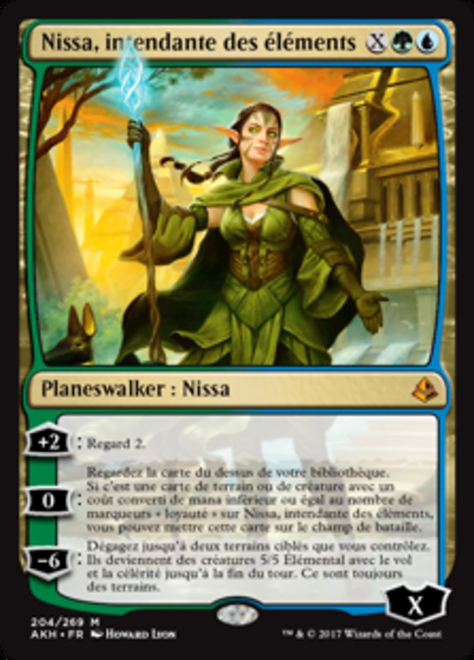 Nissa, Steward of Elements (Amonkhet #204)