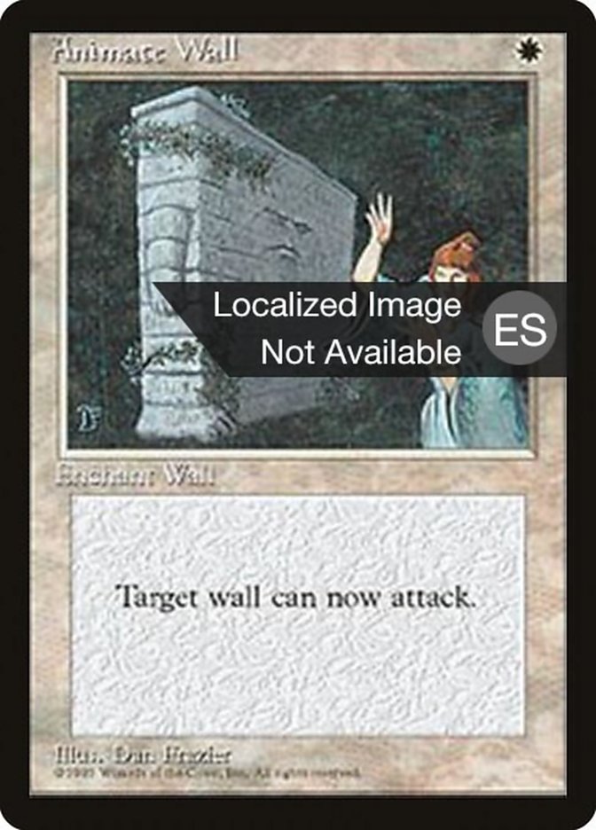 Animate Wall (Fourth Edition Foreign Black Border #4)