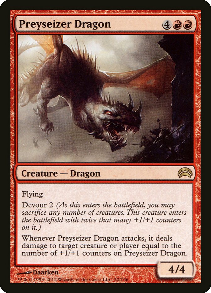 Preyseizer Dragon (Planechase 2012 #50)
