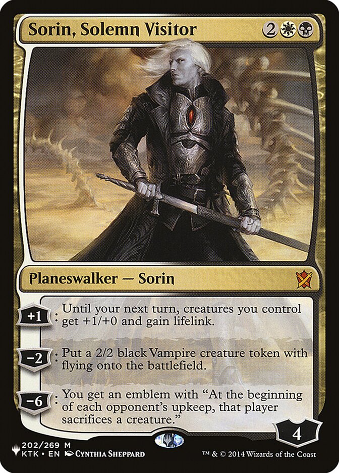 Sorin, Solemn Visitor (The List #KTK-202)